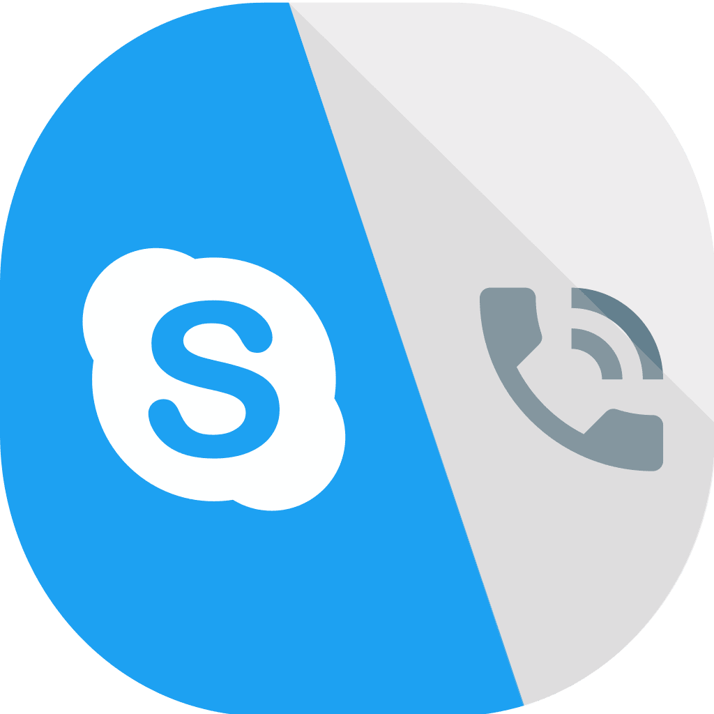   SkypeはiPhoneで呼び出します