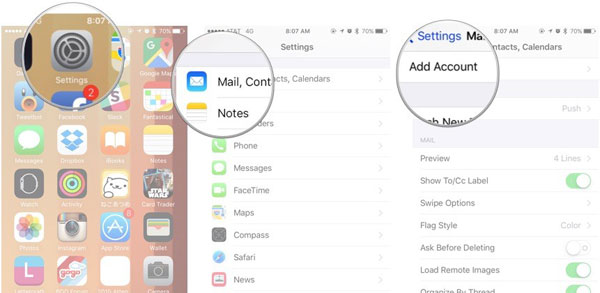 Googleアカウントを介してiPhoneノートをバックアップする方法