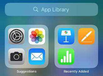 アプリライブラリを介してiPhoneの非表示アプリを削除します