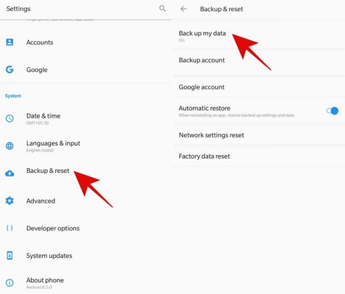 GoogleドライブにAndroidデータをバックアップします