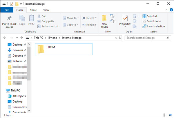iPhoneをUSBでWindows PCに接続します