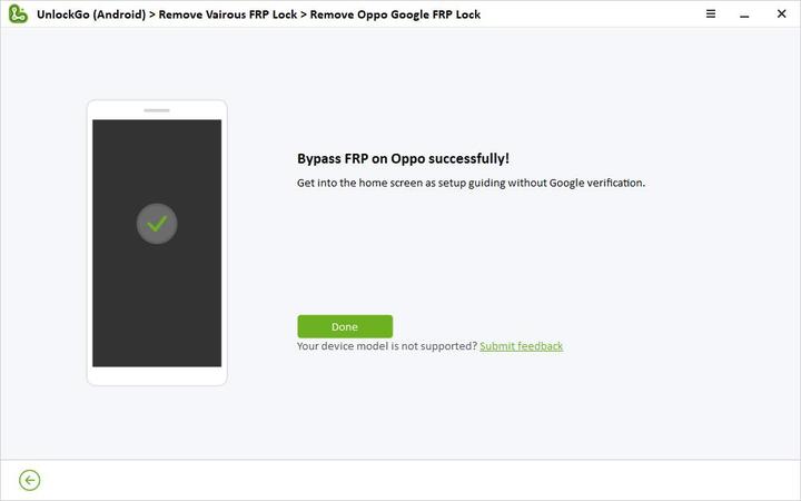 OPPO FRPを正常にバイパスします