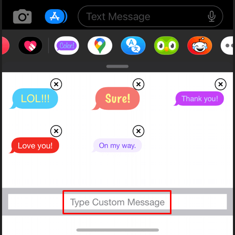 iPhoneでimessageバブルカラーを変更します