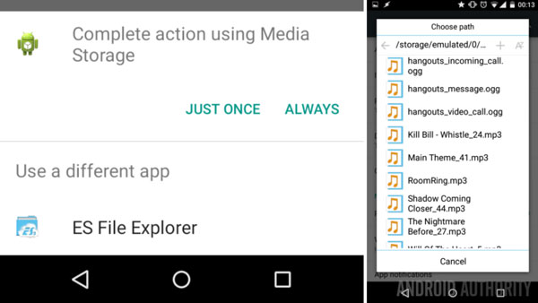 ESファイルエクスプローラーを使用してAndroidで内部ストレージを見つける方法