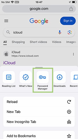 GoogleでApple IDパスワードを確認してください
