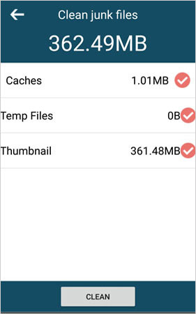 Androidアプリのアシスタントを使用してAndroidでTEMPファイルをクリアする方法