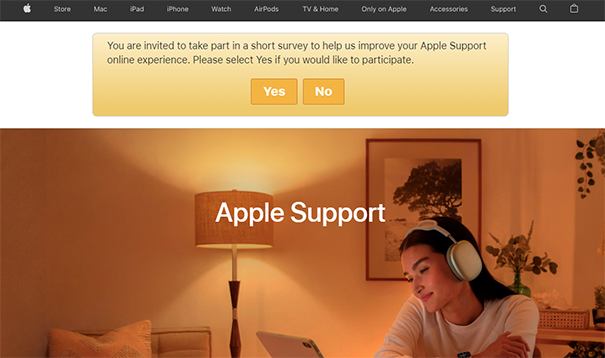 Appleに連絡してください