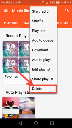 Google Play Music AppからLG電話に音楽をダウンロードする方法