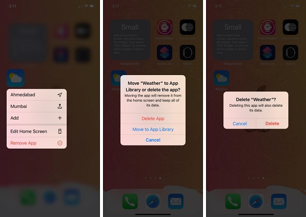 AQIウィジェットiPhoneが機能していません