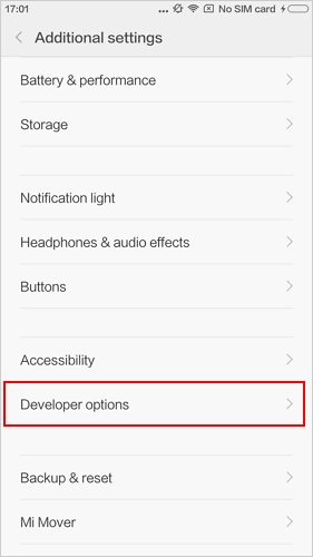 Xiaomiの模擬場所を許可します