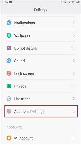 RedmiでUSBデバッグをオンにします