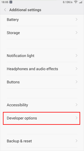 Debug Redmi