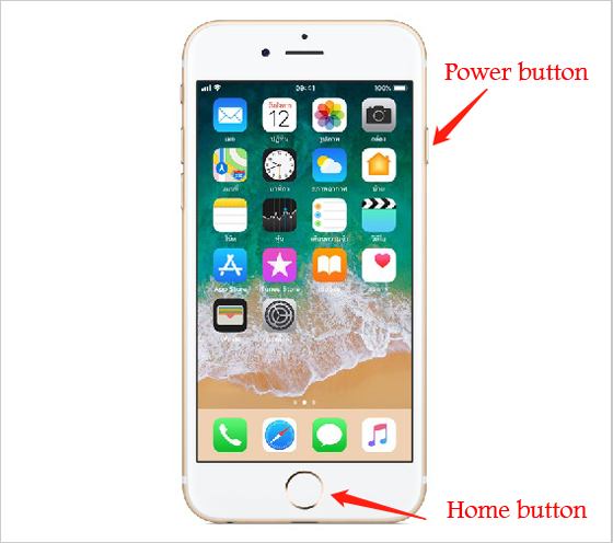 iPhoneをDFUモードに入れます