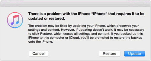 iPhoneをリカバリモードでiPhoneを復元します