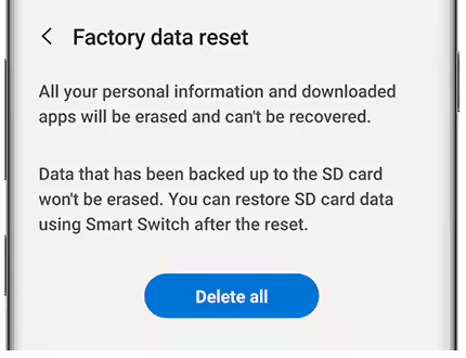 FactoryリセットによるGoogleバックアップからSMSメッセージを復元します
