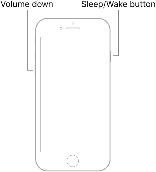 DFUモードで再起動することを強制-iPhone7s
