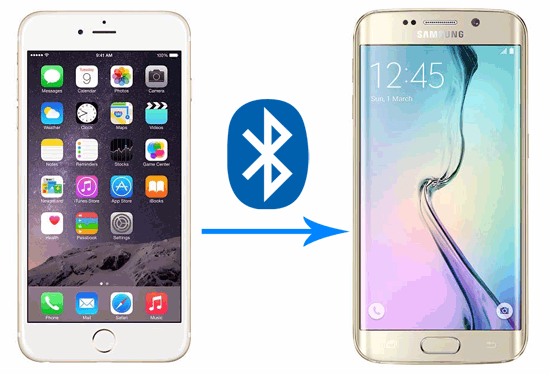 Bluetooth経由でiPhoneからAndroidにデータを転送する方法