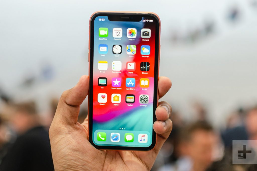 iPhone XSおよびXRディスプレイ