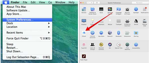 MacでiCloudを確認してください