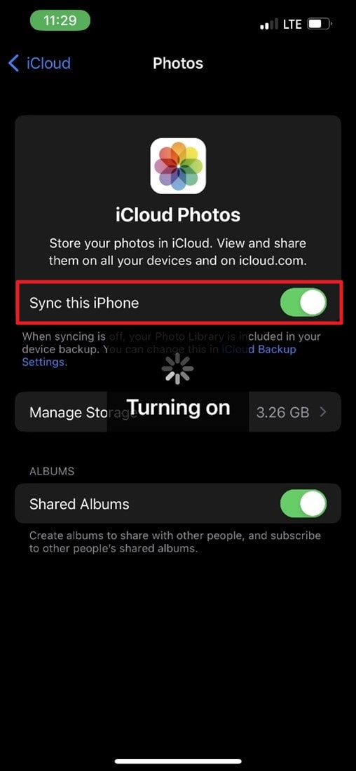 このiPhoneオプションをアクティブ化します