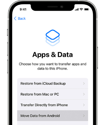 iPhoneをセットアップします