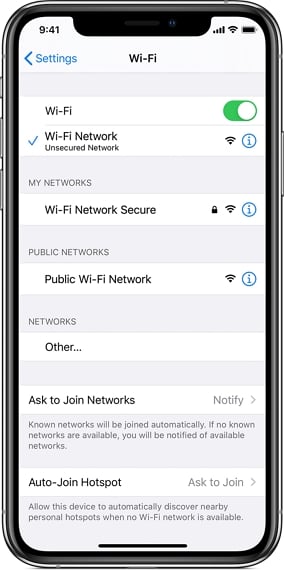 WiFi設定