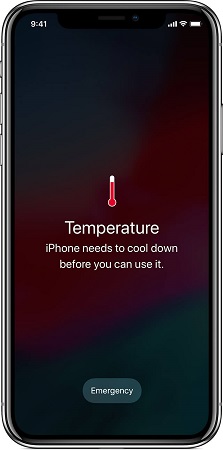 iPhoneを周囲温度に置きます。