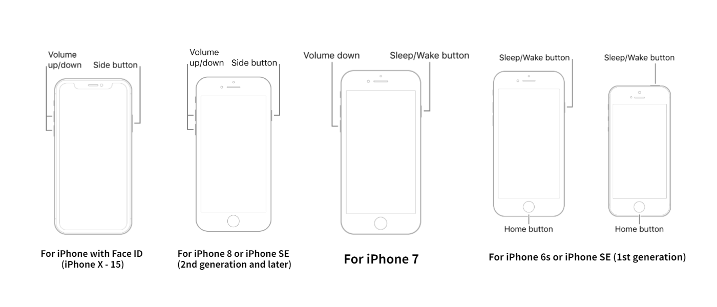 iPhoneを再起動します