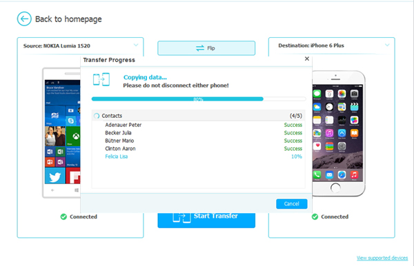 NokiaからiPhoneにSMSを転送し始めます
