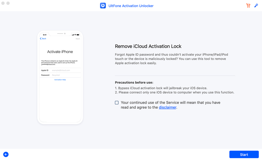 Ultfone Activation Unlocker