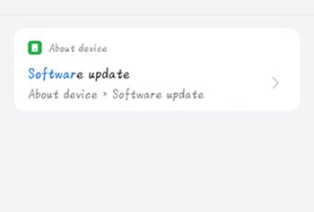 OPPOソフトウェアアップデート