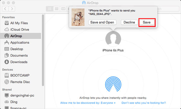 AirdropでiPhoneからMacにビデオをコピーする方法