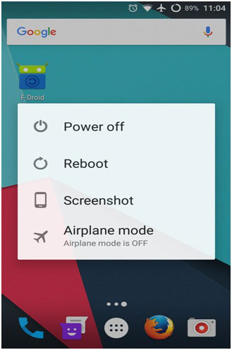 Android電話を再起動します