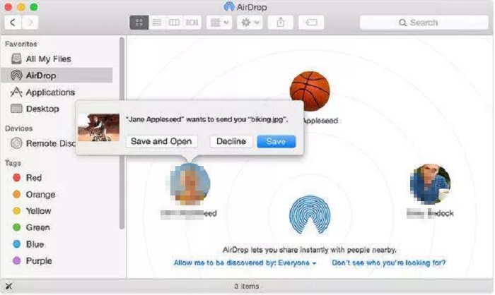 Airdropを介してiPhoneの写真をMacにアップロードします