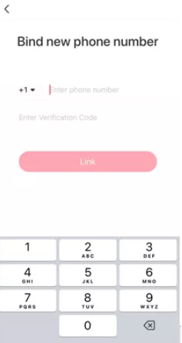 電話番号でアカウントを記録します