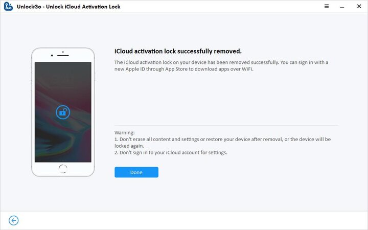 iCloudを正常にバイパスします