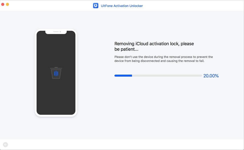 iPhoneでiCloudアクティベーションロックの削除を開始します