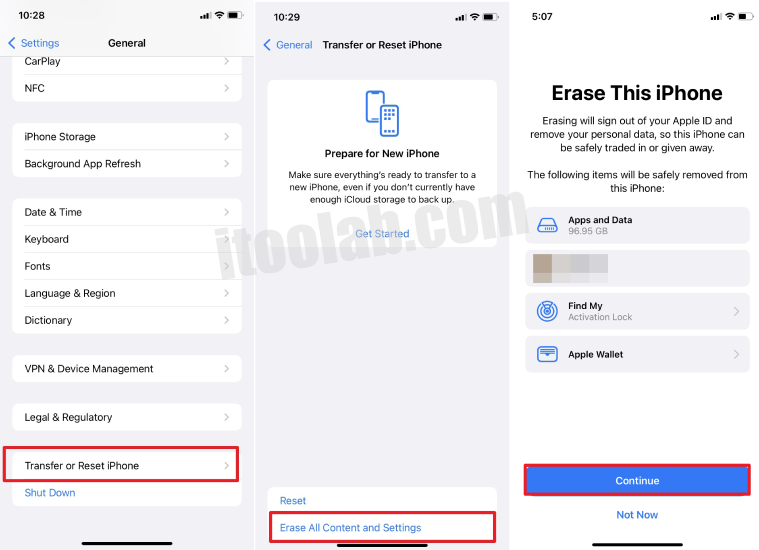 iTunesなしでiPhoneを工場出荷する方法 - すべてのコンテンツと設定を消去する