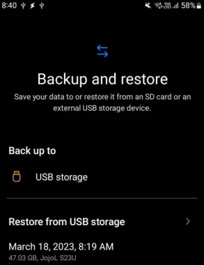 Samsungの安全なフォルダーを復元する方法