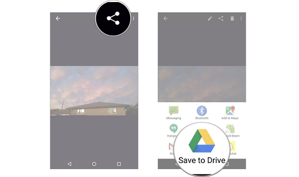 Googleドライブを使用して、アルカテルからコンピューターに写真を転送します