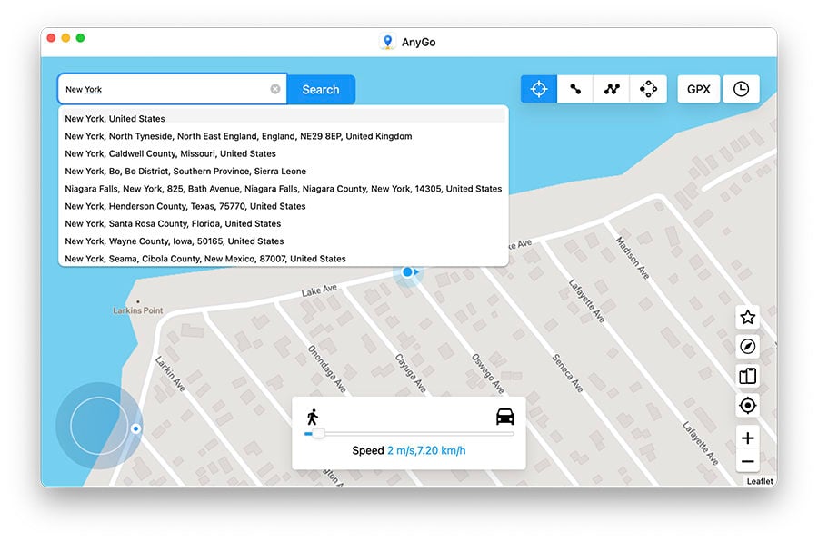 iOS 15アップルマップ新しい場所を選択します