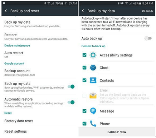 Google経由でAndroidとPCを同期します