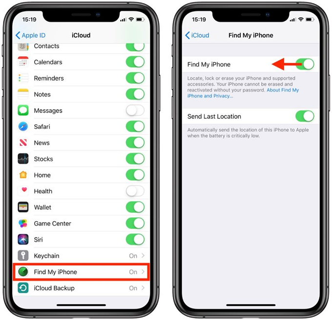 私のiPhoneを見つけてください