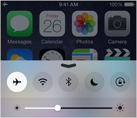 iPhoneの修正は、飛行機モードを無効にしてビデオを送信しません
