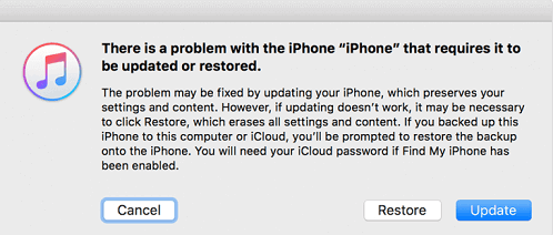 iTunes経由でiPhoneブラックスクリーンを修正します