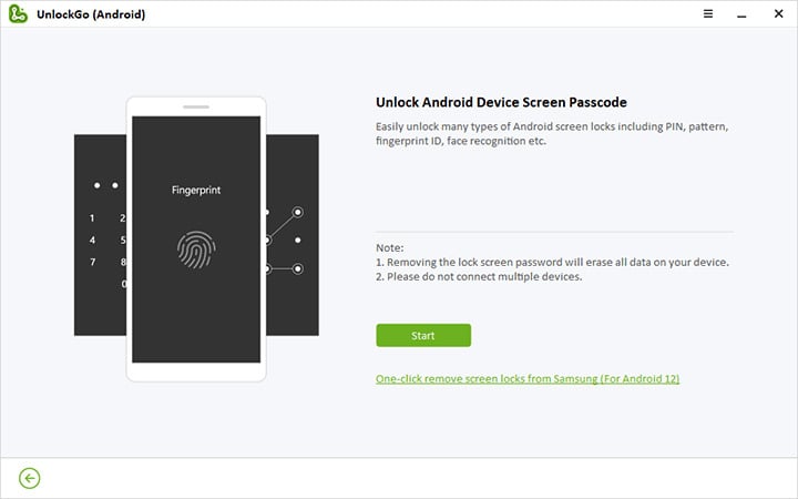 itooltab Unlockgo（Android）Samsung Factoryリセットツール