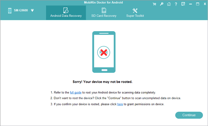 samsungで既存および削除されたすべてのテキストメッセージをスキャンします