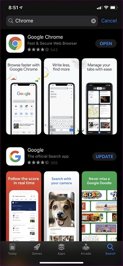 Chromeを更新して、リクエストデスクトップサイトが機能していないことを修正します