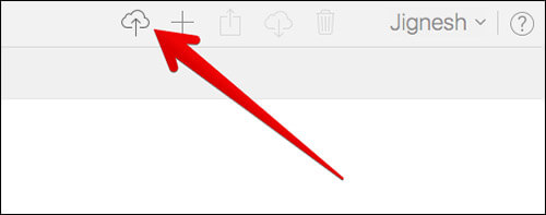 MacからiCloudに写真をアップロードします