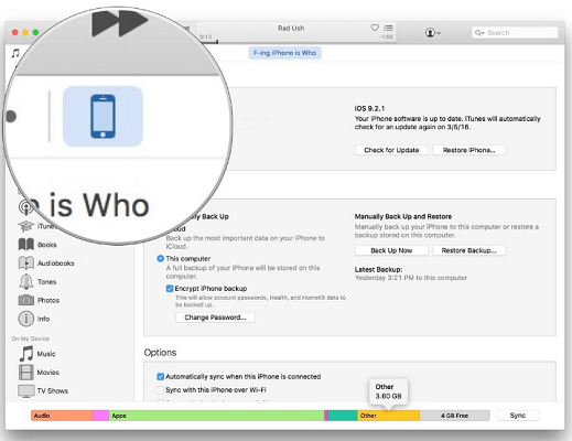   iPhoneをiTunesで復元します